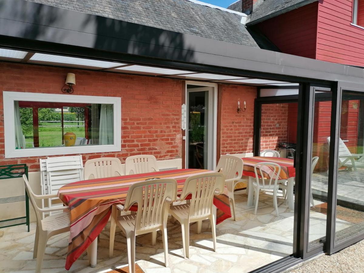 Maison De Campagne Lumineuse Spacieuse Dans Impasse Au Calme A Proximite D'Un Chateau Deux Verandas Grand Jardin Cabane Pour Velos, Pres Port En Bessin Et Bayeux, Proche Plages Du Debarquement Commes Εξωτερικό φωτογραφία